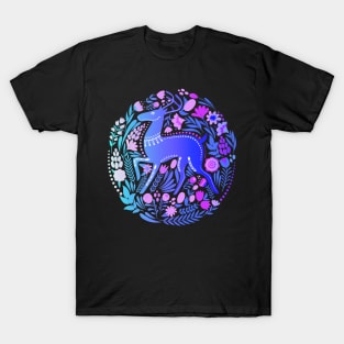 Deer Forest Animal Design T-Shirt